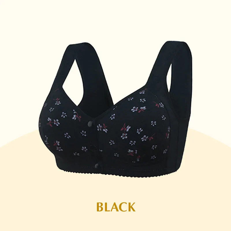 New Anti-Sagging Front Open Button Bra 2026 – Full Support | Lift & Shape